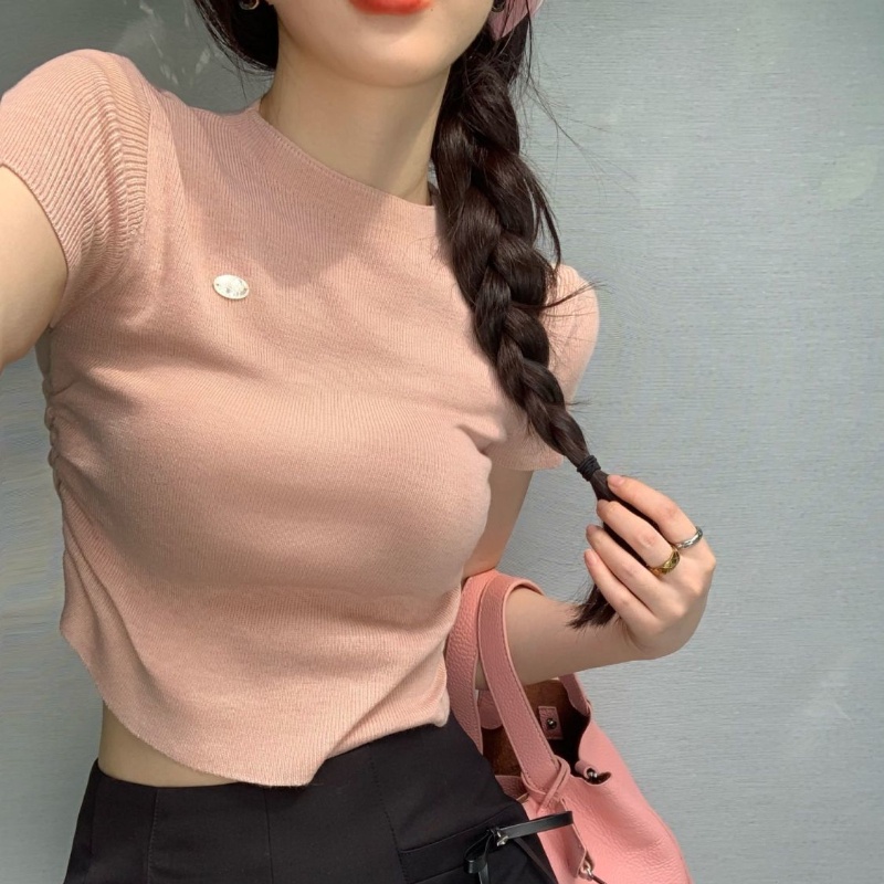 Áo Thun COZOK Tay Ngắn Dáng Ôm Kiểu Vintage Thời Trang