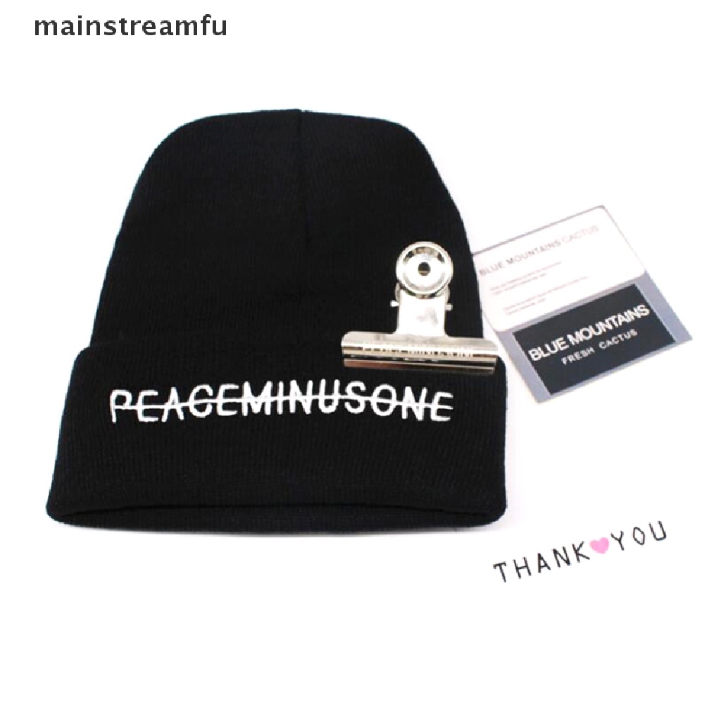 Mũ Beanie Dệt Kim Thêu PEACEMINUSONE KPOP BIGBANG GD Gdragon KPOP Mới Cho Người Lớn [Mainnstreamfu]