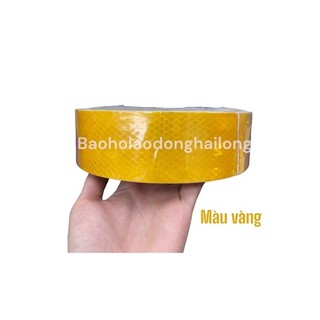 Decal dán phản quang, băng keo phản quang cảnh báo ban đêm, dán sườn ô tô rộng 5cm ( bán theo mét dài )