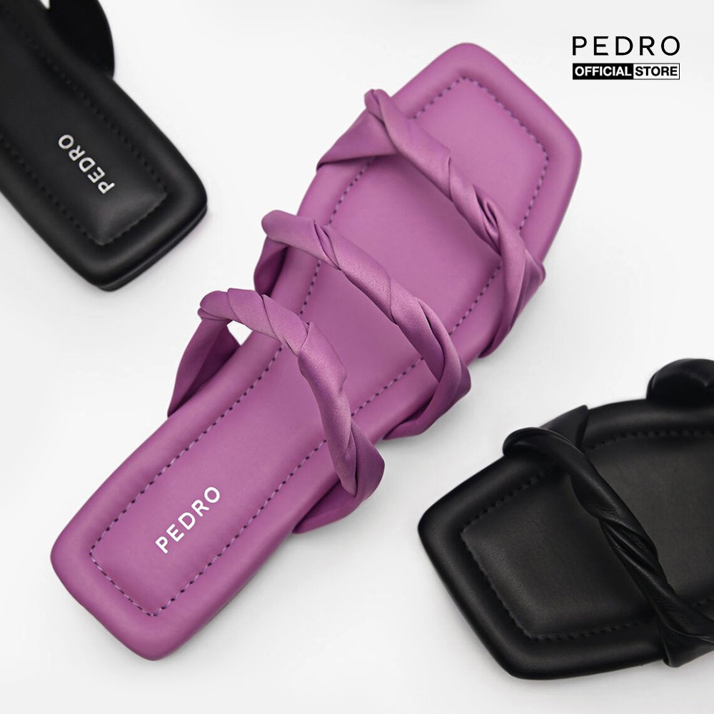 PEDRO - Giày sandals nữ quai xoắn mũi vuông Arch PW1-66680019-41