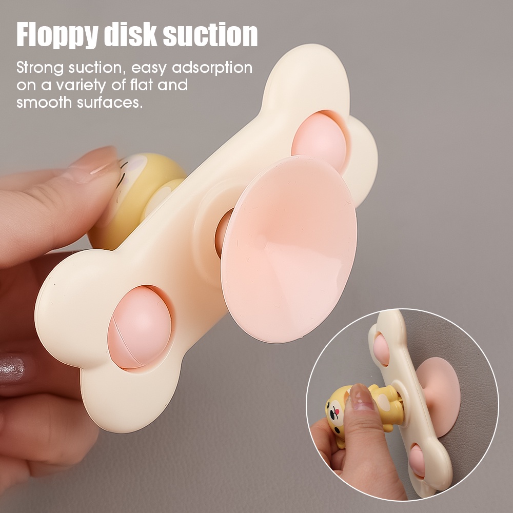 Con Quay Đồ Chơi Fidget Spinner HìNh Chú GấU / Ếch HoạT HìNh UFO ChốNg NướC TiệN DụNg Cho Bé Từ 1-5 TuổI