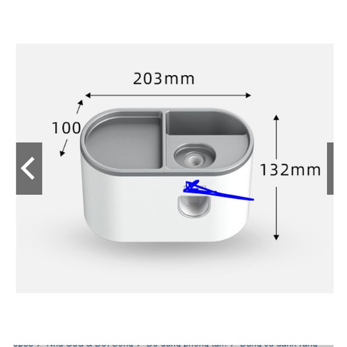 Kệ Nhả Kem Đánh Răng Tự Động  1 Cốc đựng bàn chải - Tặng Kèm miếng dán siêu chắc chắn