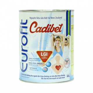 Sữa bột eurofit cadibet 900g - dinh dưỡng chuyên biệt dành cho người tiểu đường