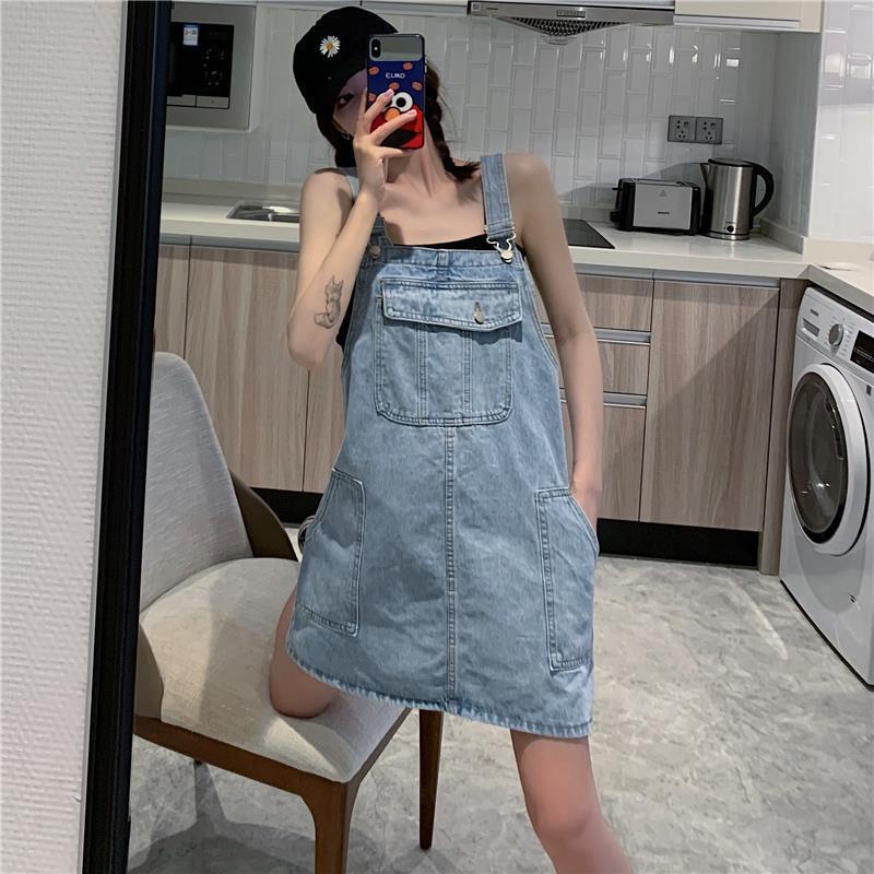 IELGY Đầm Dáng Rộng Thiết Kế Đơn Giản Phong Cách retro Cho Nữ