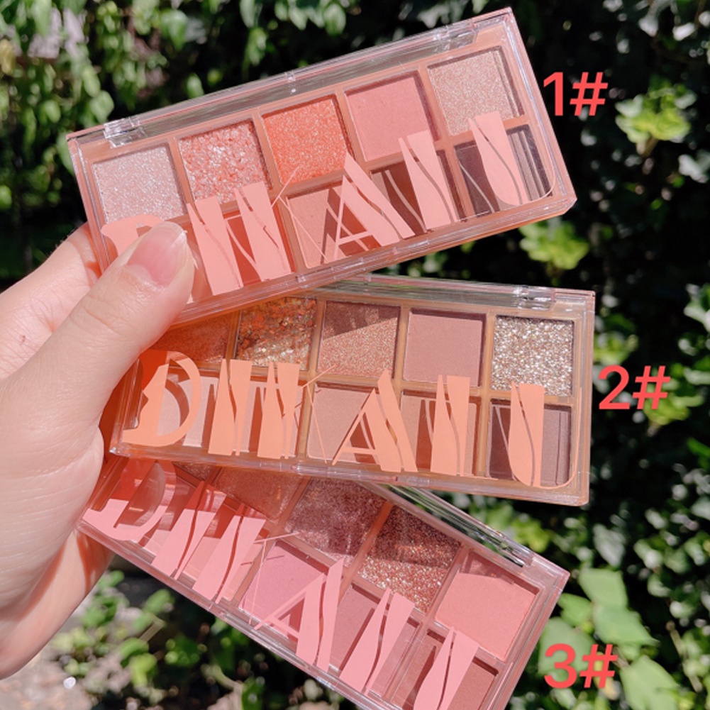 Tấm Bảng Phấn Mắt 10 Màu Lấp Lánh Và Mịn Màng JP5 JP5