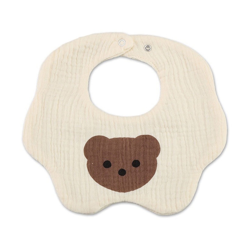 Yếm Ăn Chất Liệu Cotton Mềm Dễ Thương Cho Bé Gái