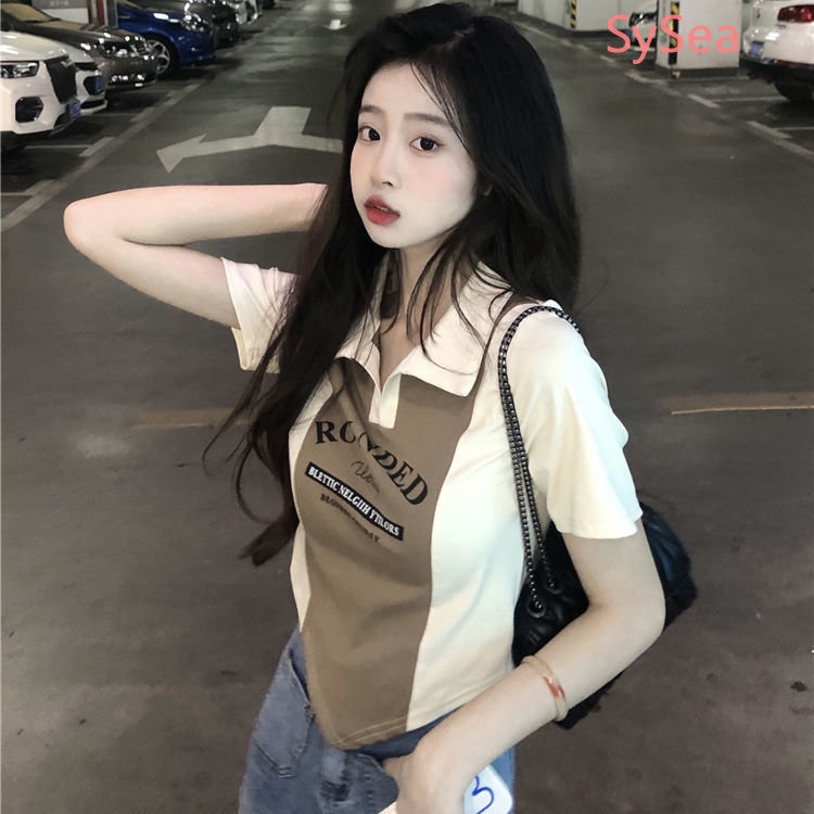 Áo polo Plus Size Ôm Dáng Thời Trang Mùa Hè Cho Nữ