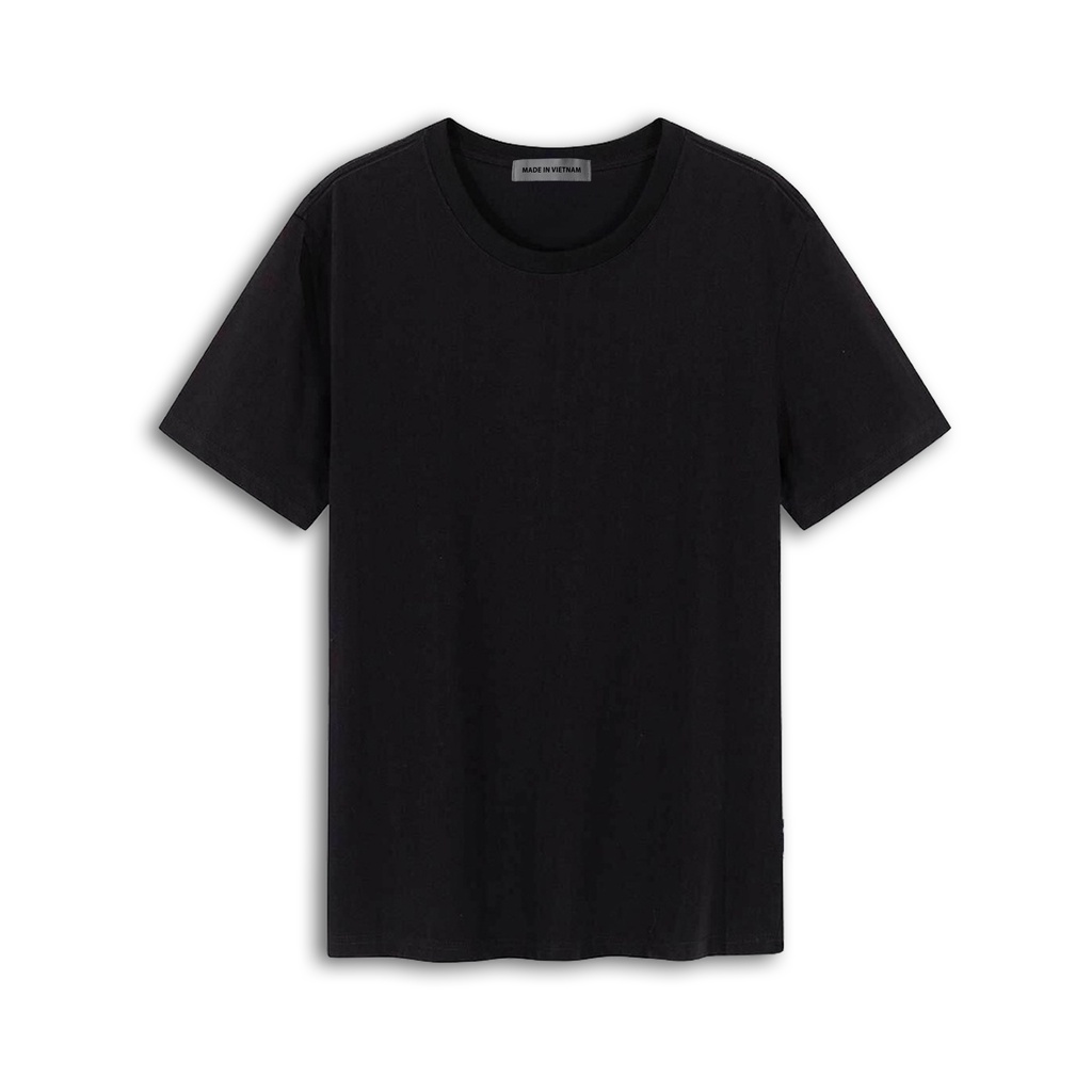 Áo thun trơn nam nữ Basic tay ngắn form rộng Unisex