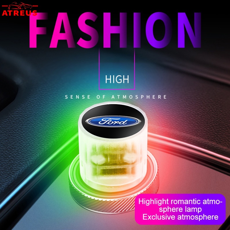 1 Đèn LED USB Trang Trí Cho Xe Hơi Ranger Everest Fiesta Focus mk3 mk2 Mustang Escape Ecosport STI