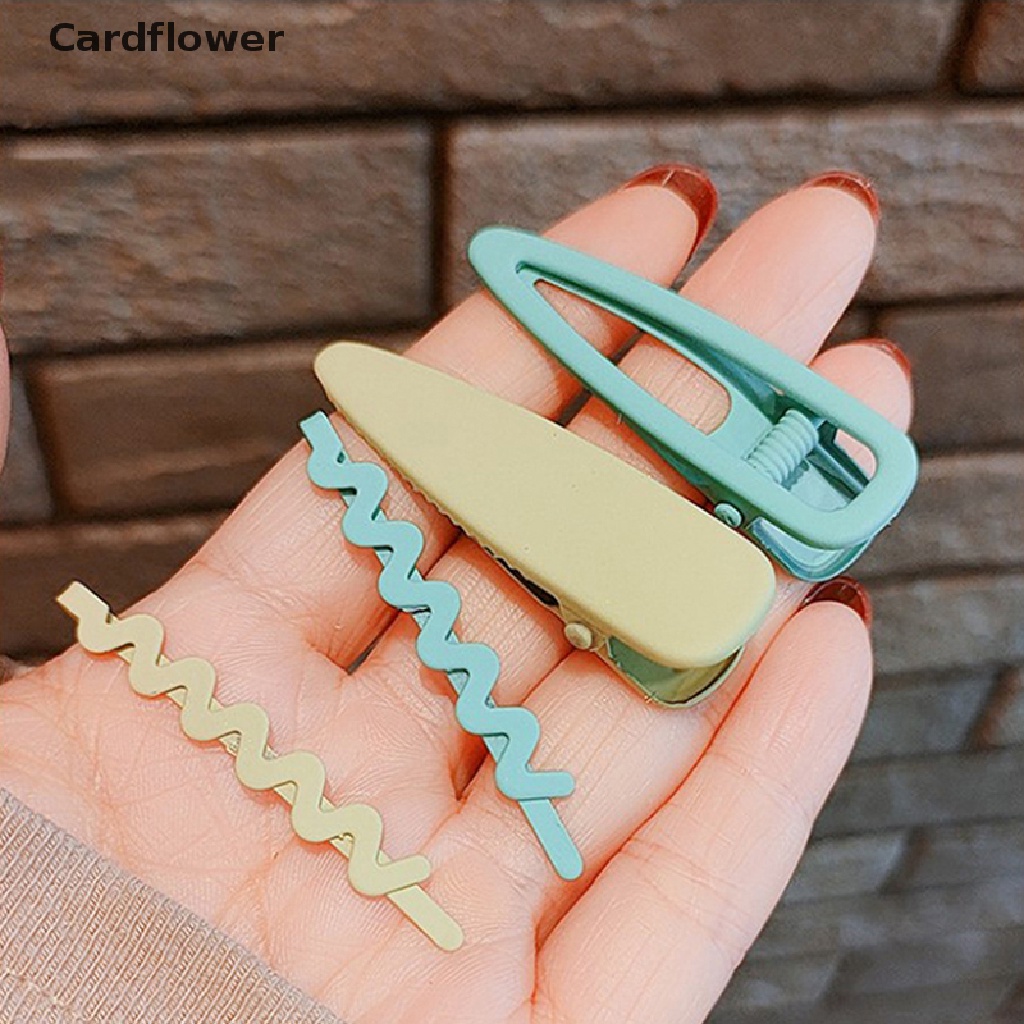 Bộ 4 Kẹp Tóc Bằng Hợp Kim Xinh Xắn Cho Bé Gái