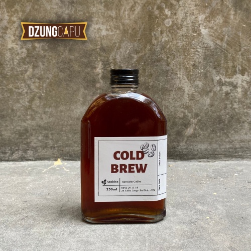 Cà phê Coldbrew lên men tự nhiên - chai 250ml - DzungCapu Specialty Coffee