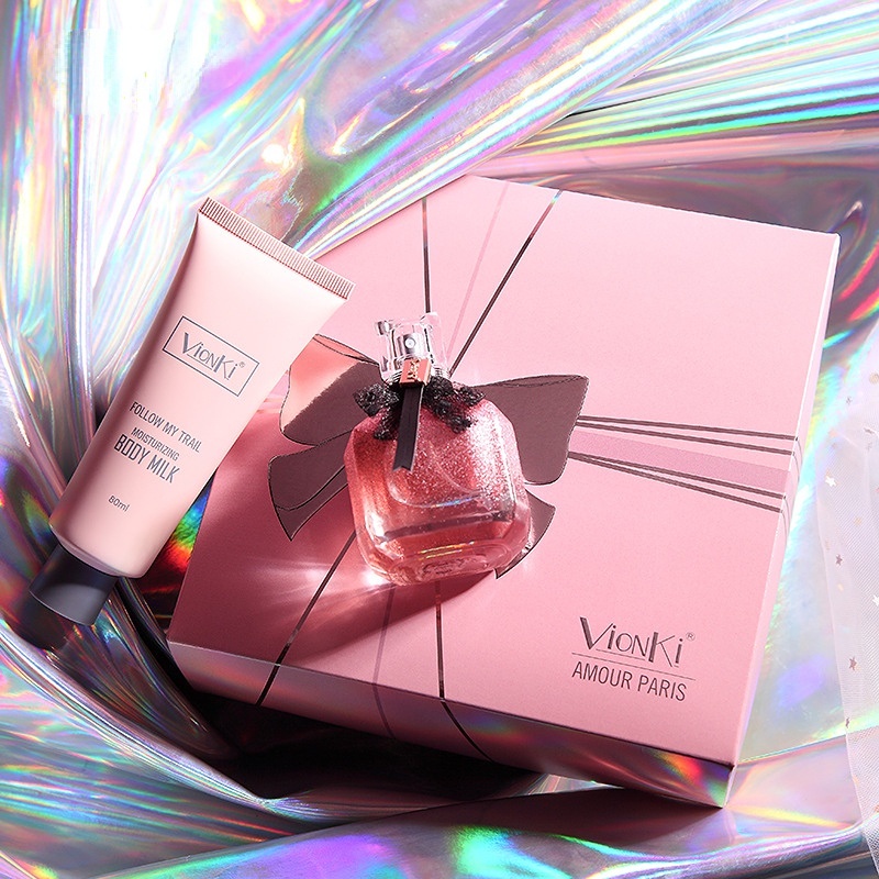 Bộ Lotion Nước Hoa Toàn Thân Hương Thơm Tươi Mát Paris Niche Cho Nữ Sinh