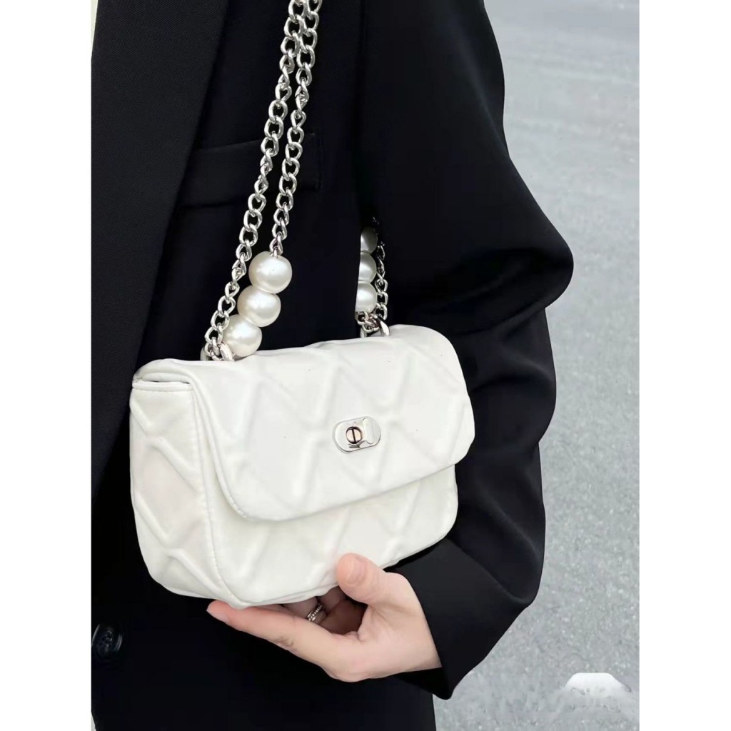 Túi Xách Đeo Chéo Đính Ngọc Trai Thời Trang Mới 2023 Dành Cho Nữ