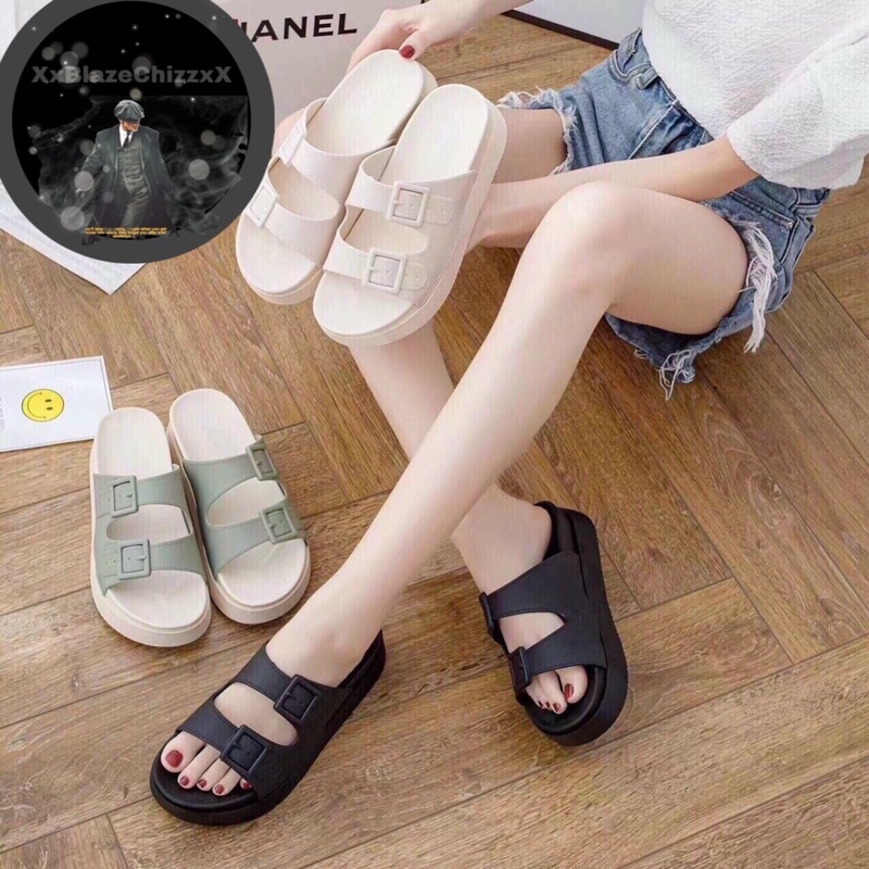 (Giá Sỉ Tại Xưởng SX) Dép Đế Cao Xuồng Nữ Cao Gót Quai Ngang 7cm tăng chiều cao thời trang cho chị em phụ nữ 2023