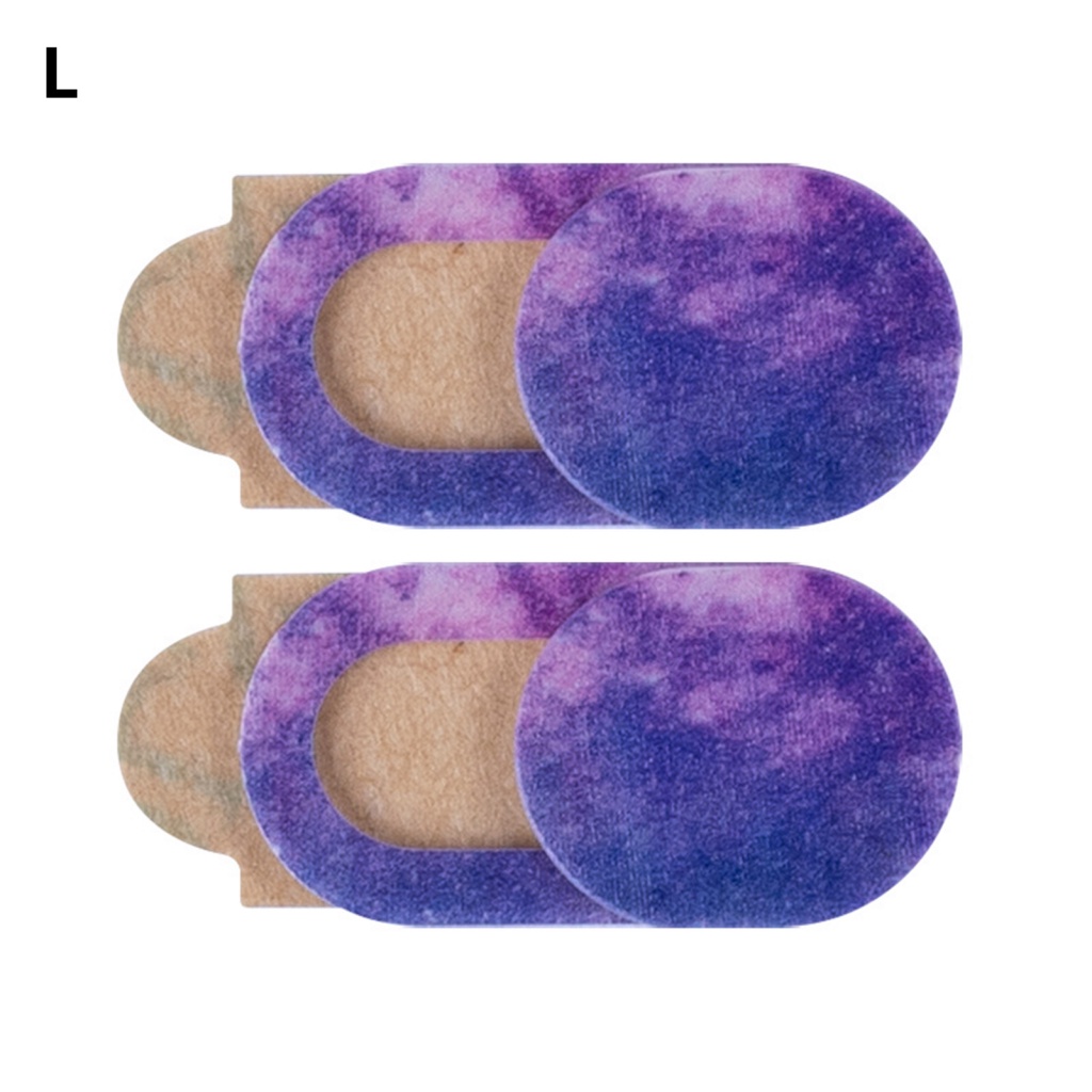 Set 2 Nắp Bảo Vệ Ống Kính Máy Ảnh Laptop Chống Rơi Vỡ Có Thể Tháo Rời