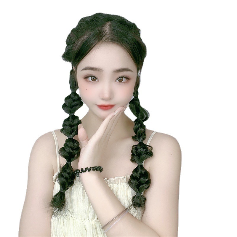 Tóc Giả Thắt Bím Đuôi Ngựa