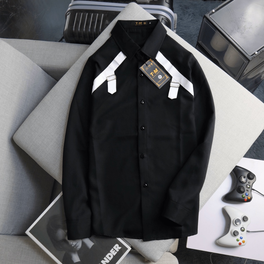 (HCM) ÁO SƠ MI NAM DÀI TAY PHONG CÁCH RỰC RỠ - ĐẲNG CẤP SIÊU XỊN ,CHO CÁC ANH EM KME FASHION