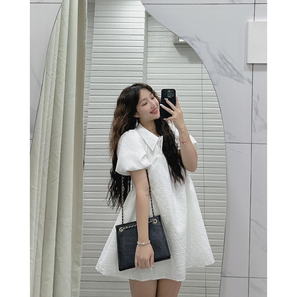 ĐÂM BABYDOLL GẤM HOA