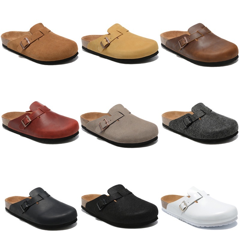 Dép Birkenstock Birkenstock Bằng Da Cỡ Lớn Thời Trang Cho Nam