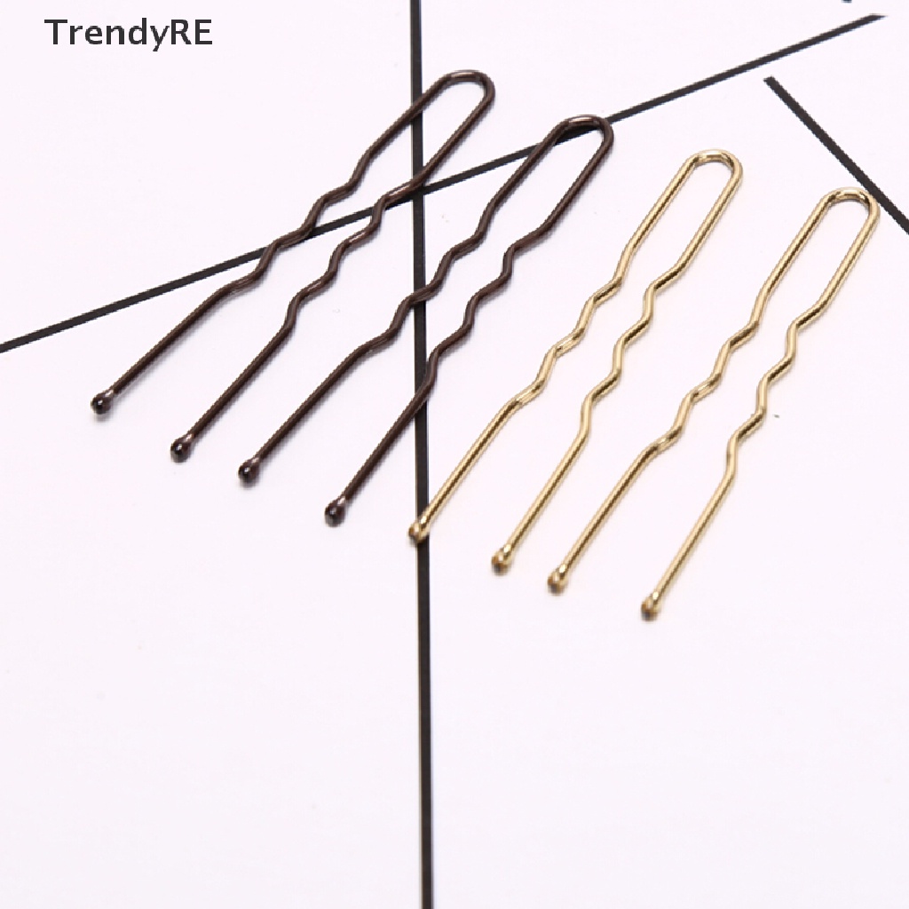 Set 20 Kẹp Tóc Kim Loại Hình Chữ U Thời Trang Cho Nữ