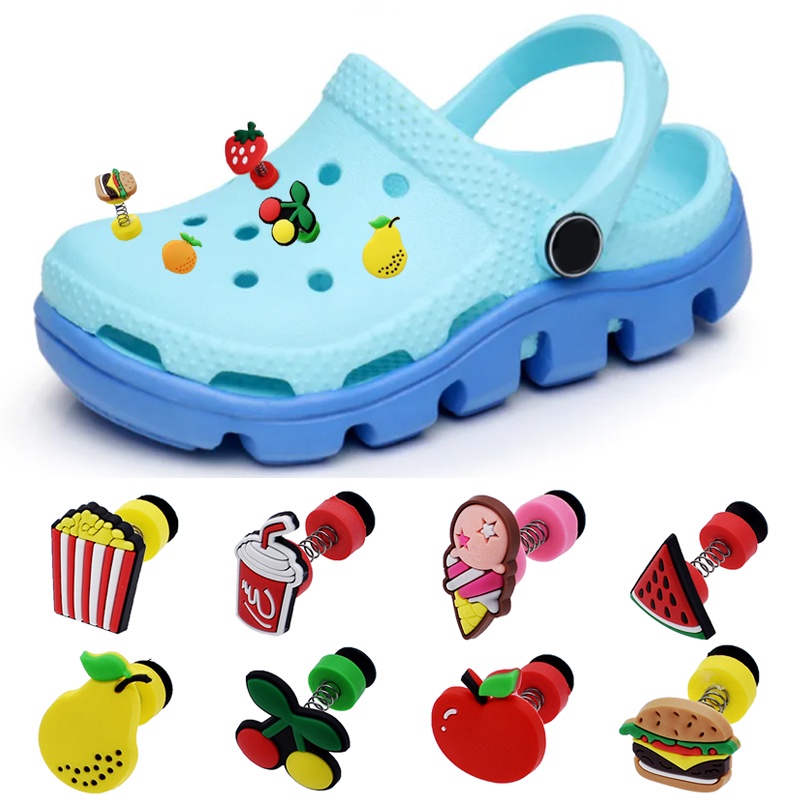 Khóa Lò Xo Bằng Cao Su PVC Mềm Hình Hoa Thời Trang Cổ Điển