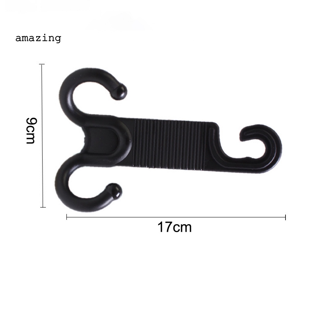 Bộ 2 Móc Treo Đồ Màu Đen Đa Năng Tiết Kiệm Không Gian Cho Xe Hơi SD-2505