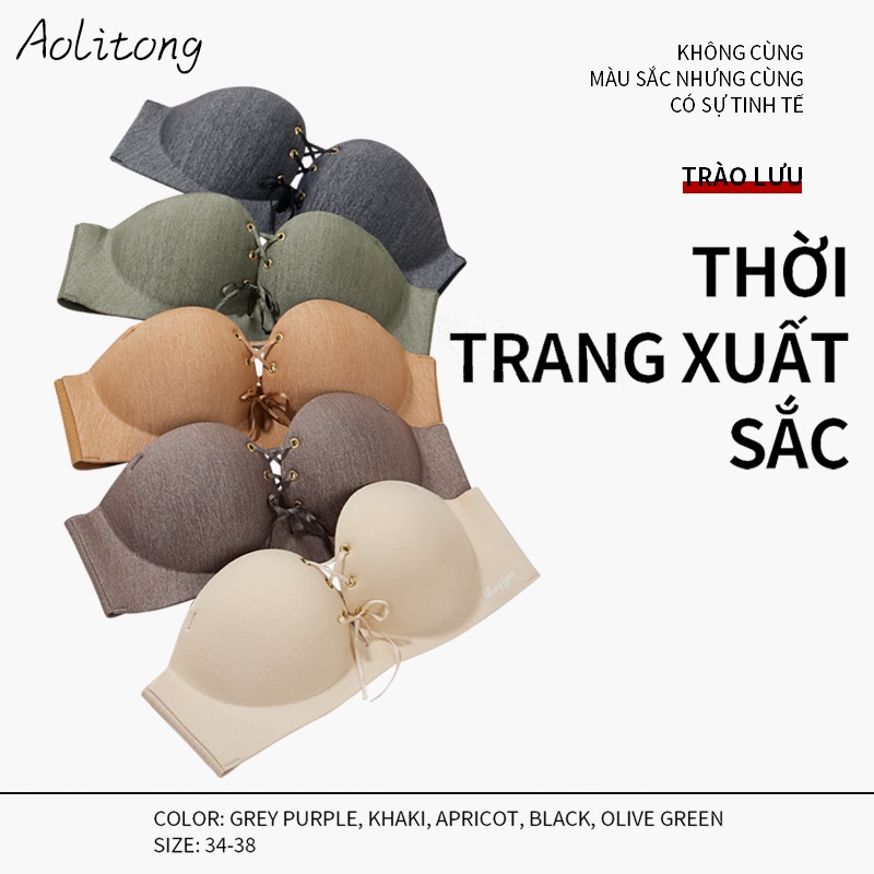 Tổng Kho Sỉ Đồ Lót Áo Lót Su Đúc Nhám Cúp Ngang Rút Dây Baqiya (Mã_K95)