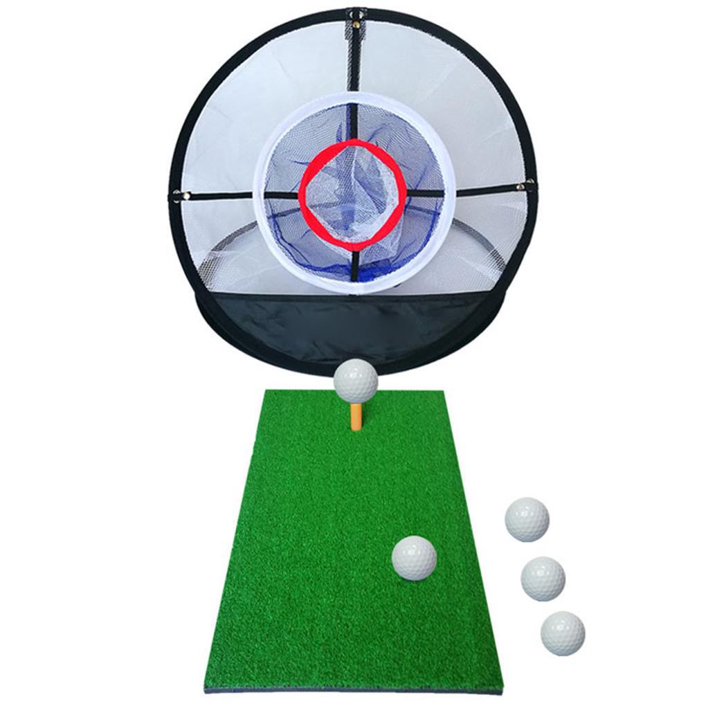 Bộ Lưới Tập Đánh Golf Trong Nhà Kèm 5 Quả Bóng Golf Có Thể Gấp Gọn Tiện Lợi