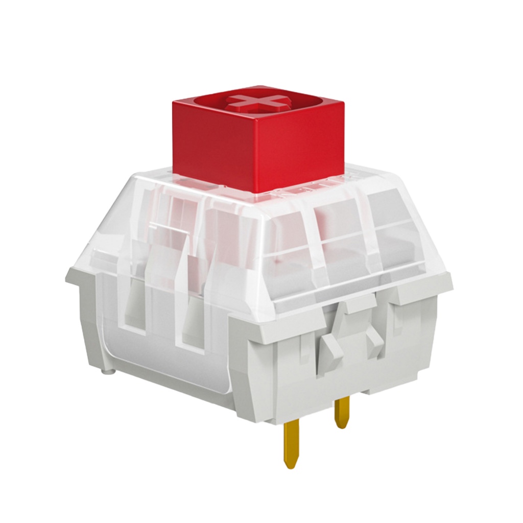 Nút Bàn Phím Cơ 3Pin Chống Bụi Không Ồn Thay Thế Hiệu Suất Cao Hình Hoa Hướng Dương 3Pin Màu Trắng Trà Đỏ Cho Máy Tính