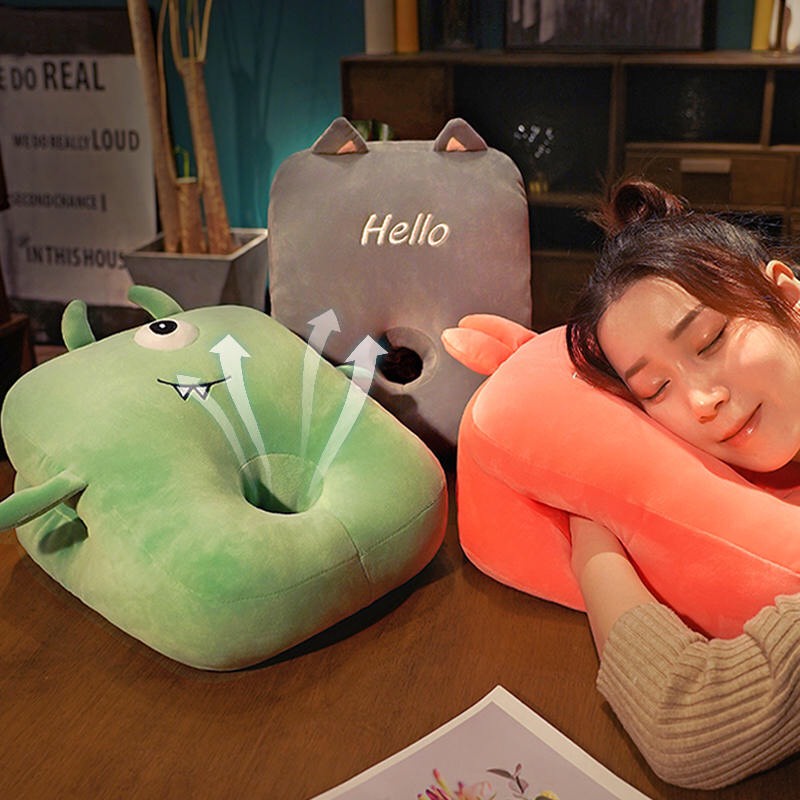 Gối ngủ úp mặt thông hơi ANVIHOME có ủ tay siêu tiện lợi