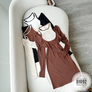 BIGSIZE Đầm body viền phối D1092
