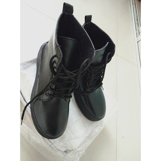 ORDER - Giày Boot, Bốt da lì Classic Ulzzang (Có ảnh thật)
