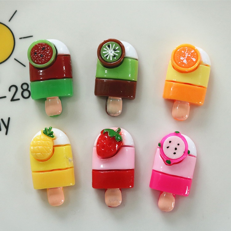 Set 10 Mặt Dây Chuyền Hình Cây Kem Ốc Quế Dễ Thương