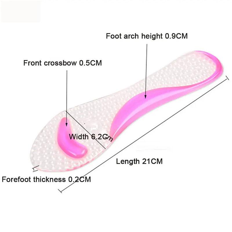 2 Miếng dán lót giày full bàn silicon không màu cho giày dép nữ size 34-40- hickies