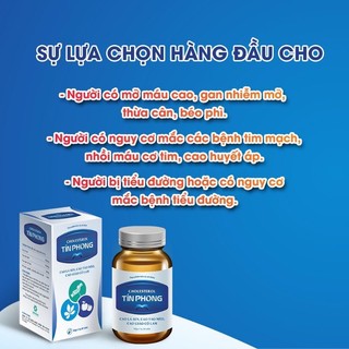 Viên Uống CHOLESTEROL TÍN PHONG (Hộp 30 viên)