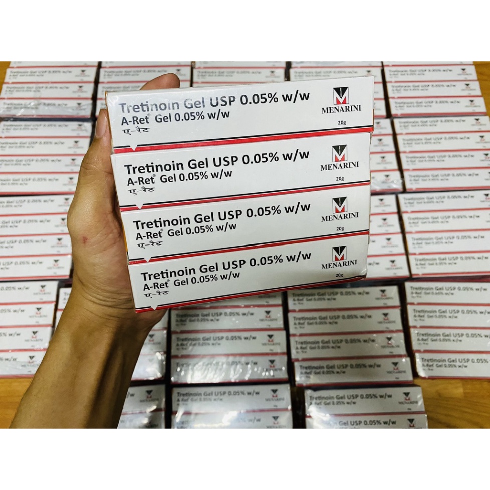 Tretinoin Retacnyl cream  0.1% - 0.05% - 0.025% kem giảm mụn Aret, chống lão hóa, tre tretinol
