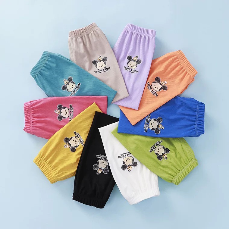 Babyfair Trẻ Em Dài Bloomers Màu Tinh Khiết Thoáng Khí Rời Áo Đèn Lồng Quần Cho Mùa Hè Bé Gái Trai