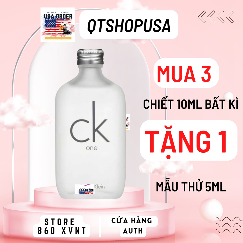 10ml nước hoa chiết CK One chính hãng