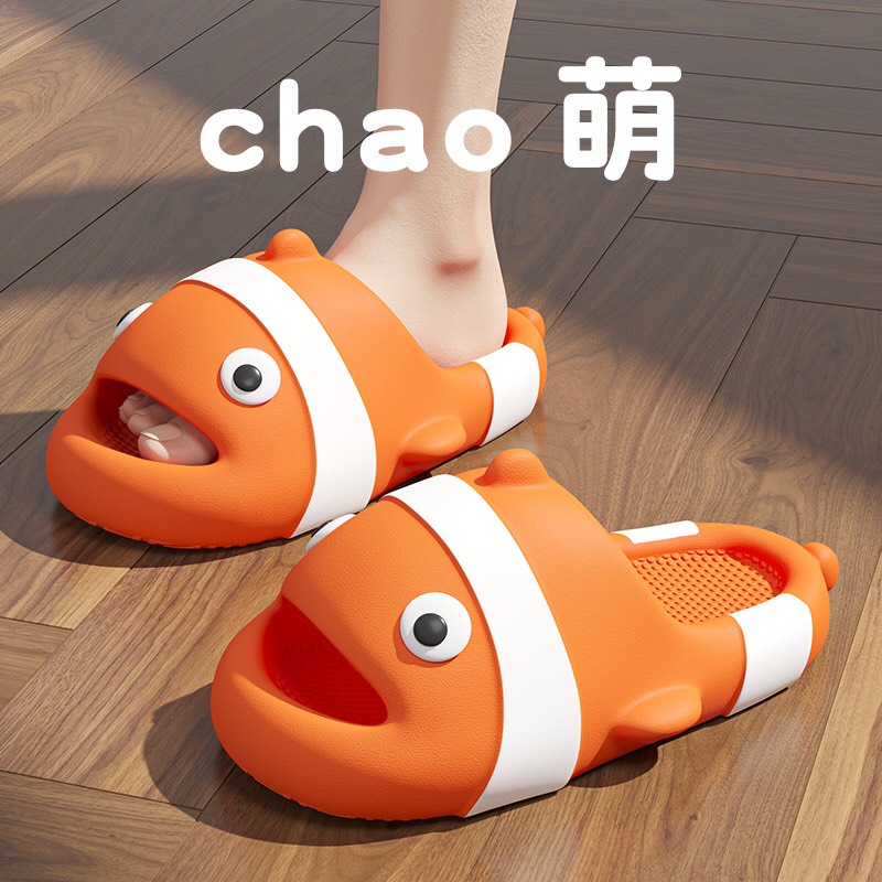 Dép quai ngang nam nữ , dép cá hề nemo ,dép đế bánh mì