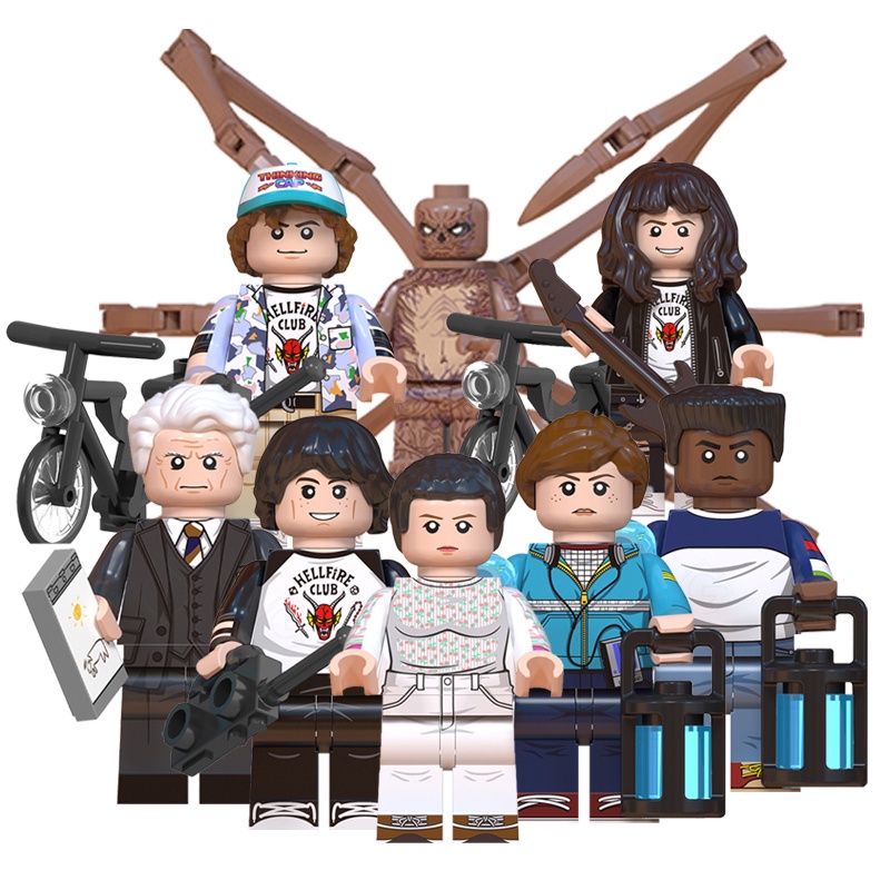 Đồ Chơi Mô Hình Nhân Vật Eleven Mike Dustin Eddie Vecna Brenner Max