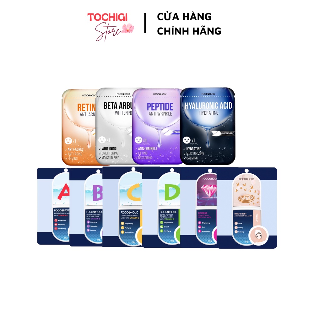 Mặt Nạ Giấy Foodaholic Essential Mask Chăm Sóc Da Toàn Diện