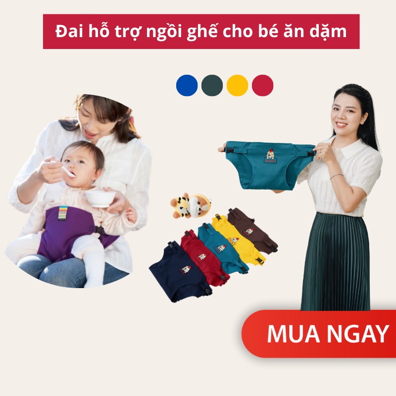 Đai An Toàn Cho Bé Ăn Phù Hợp Với Mọi Ghế Trẻ Em Đai Ngồi Ghê Cho Bé Đai Tập Ngồi Cho Bé
