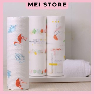Cuộn Giấy Lau Bếp Hoa Văn Đa Năng