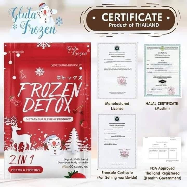 Khử mỡ giảm cân Frozen Detox 60v thái