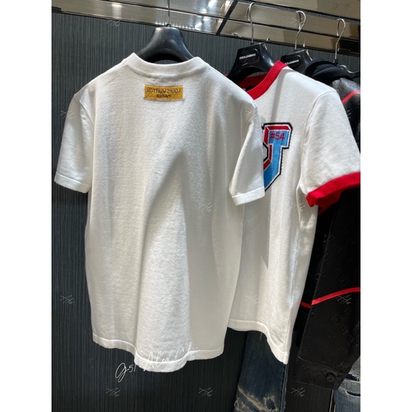 Áo phông len - Louis Vuitton - LV Monogram Comics Intarsia Tee Short knit máy bay hoạt hình NewSS2023