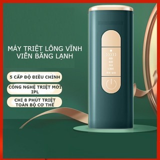 Máy triệt lông vĩnh viễn băng lạnh 5 cấp độ mini IPL ,trẻ hóa da, triệt lông vĩnh viễn - N5201