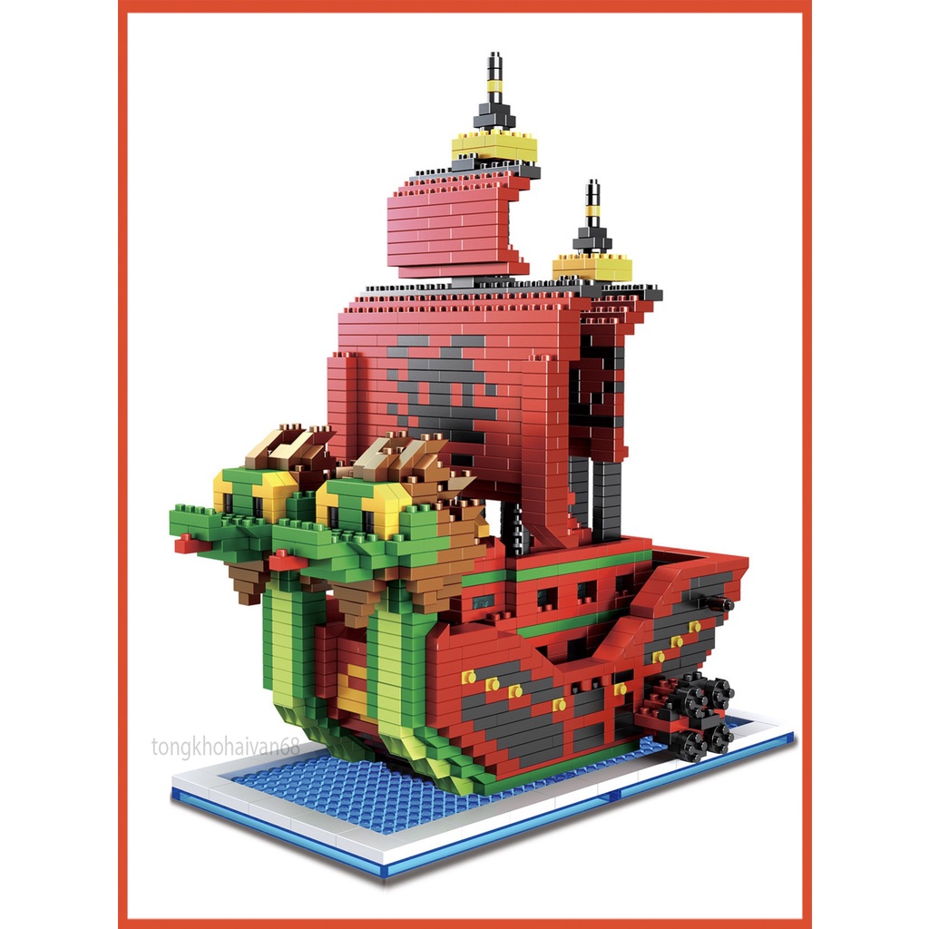 Mô Hình Lắp Ráp Tàu Thousand Sunny  Cướp Biển One Piece - Vua Hải Tặc ,Dùng Để Giải Trí Hoặc Trang Trí