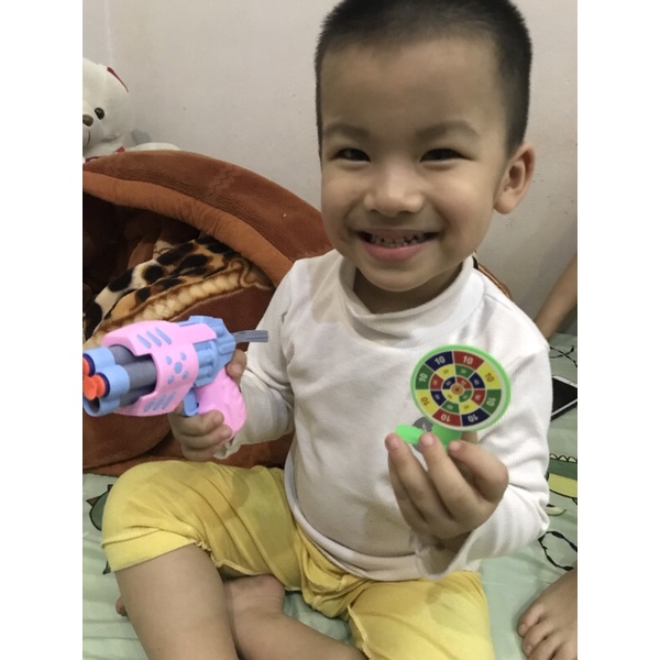 Đồ Chơi Máy Phóng Đạn Xốp, Cho Bé Chơi Cực Vui Và Hấp Dẫn, Set Sản Phẩm Bao Gồm