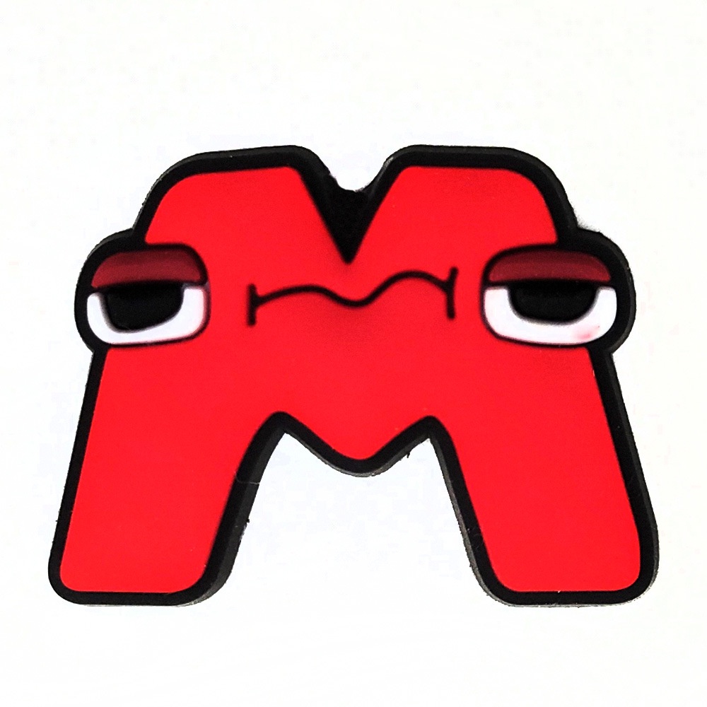 Phụ kiện chữ A-Z Kiện Trang Trí Dép Crocs Hình Chữ Cái Jibbitz Hoạt Hình Dễ Thương Có Khóa Cài Trang Trí Quà Tặng Cho Trẻ Em shoe charms