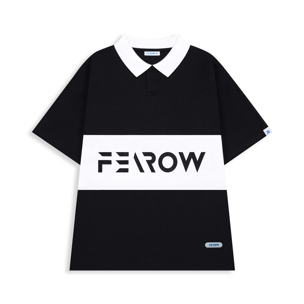 ÁO PHÔNG CỘC TAY CÓ CỔ FORM RỘNG NAM NỮ Fearow Cross - PL05